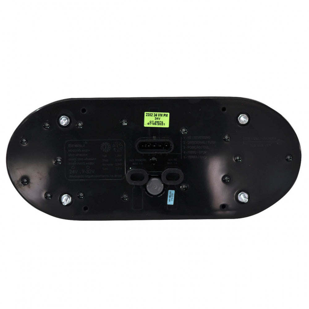 Lanterna Traseira LED Módulo R Red Sequencial 24v - Sinalsul (-D)