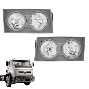 Farol Principal Duplo Volkswagen Worker Tractor Titan 18.310 de 2000 até 2002 - Nino